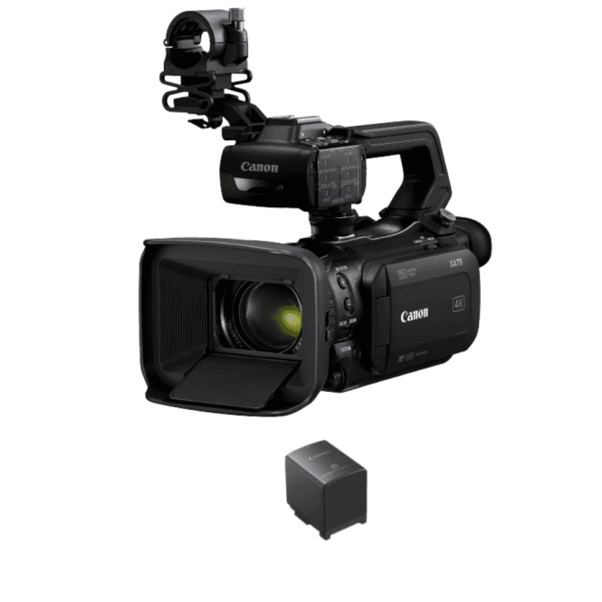 Canon 5735C005 XA75 4K UHD Professional Camcorder package a