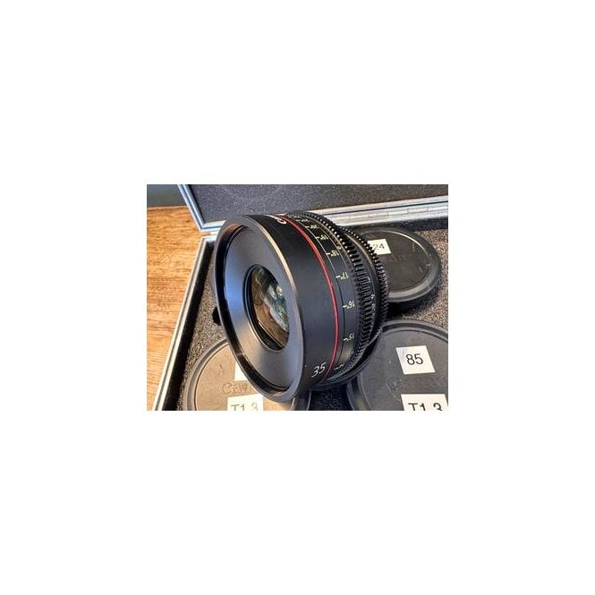 Canon  Cn-E Primes Lens Metric set Ef 14, 24, 35, 50, 85, 135,Used