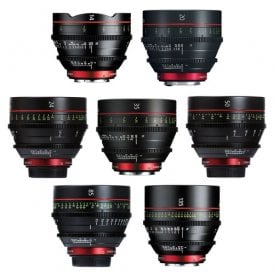 EF CN-E Cinema Prime 7-Lens Kit (14, 20, 24, 35, 50, 85, 135mm)