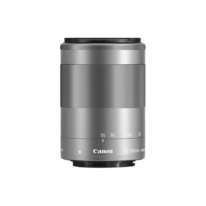 Canon EF-M 55-200mm f/4.5-6.3 IS STM Lens - Silver