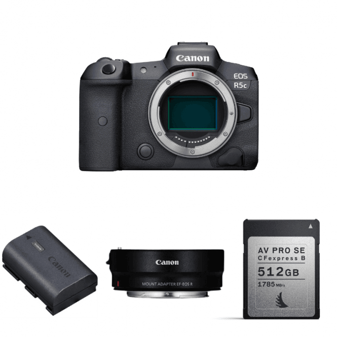 Canon  EOS R5C Mirrorless Camera Package C