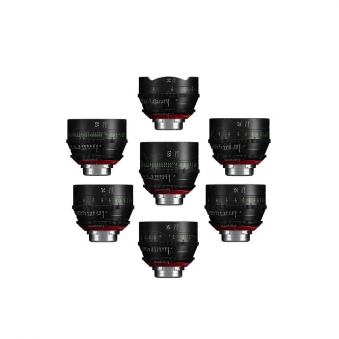 Canon , Sumire CN-E Prime 7-Lens Set - 14/20/24/35/50/85/135mm (PL)