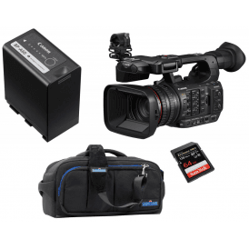 XF605 UHD 4K HDR Pro Camcorder package C