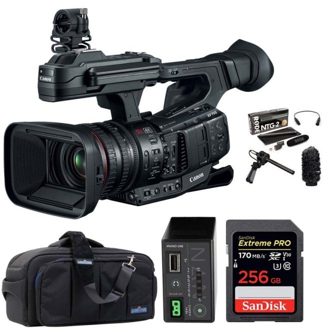 Canon XF705 4k Camcorder package D
