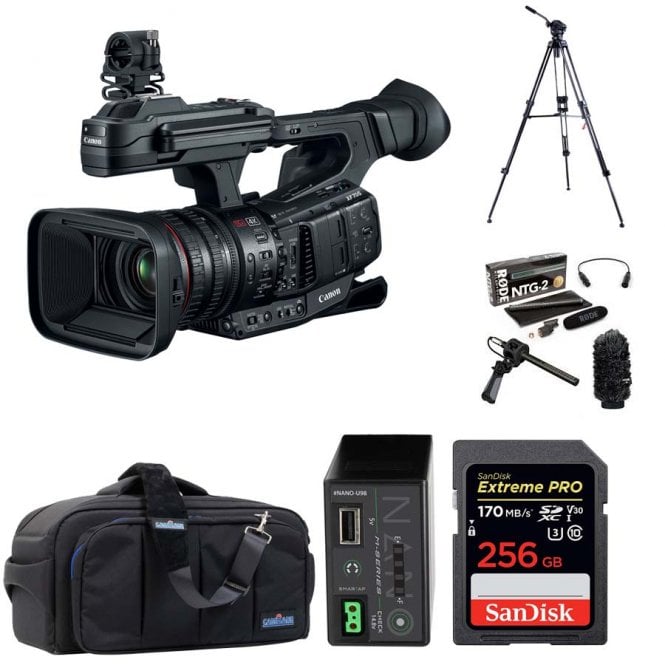 Canon  XF705 4k Camcorder package e