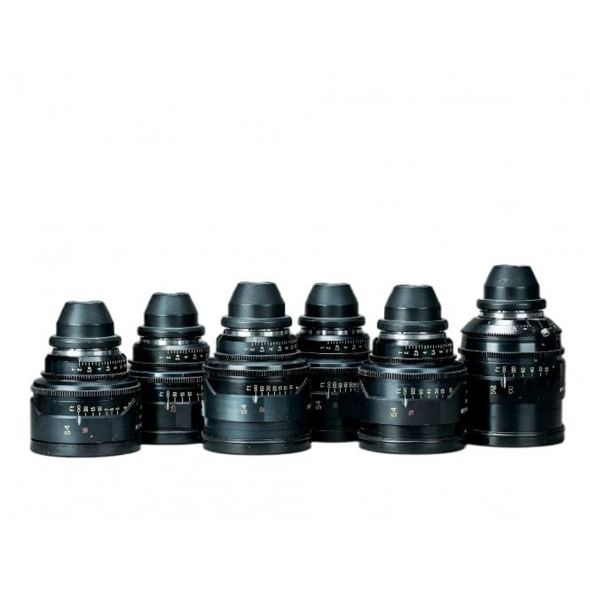 Cooke  S4 6x lens Set,14,18,25,32,50,75+100mm S4i, Used