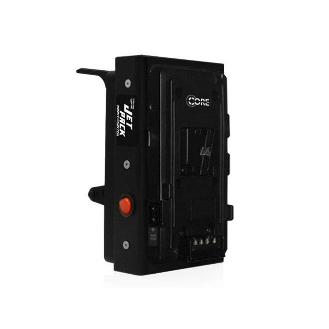 Core SWX CORE-JPV-FS7 V Mount Jetpack with Bracket 4-pin XLR Input Option and Two P-Taps