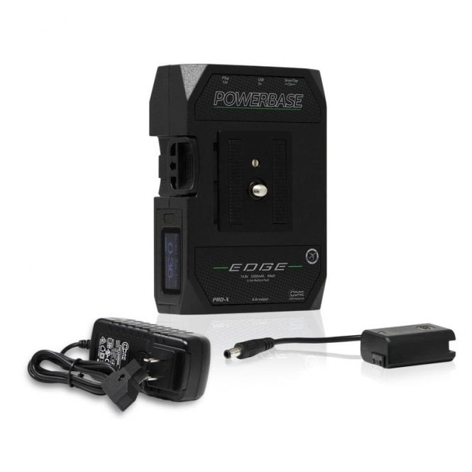 Core SWX CORE-PBE-A7 PowerBase EDGE Small Form Cine V-Mount Battery Pack 49wh 14.8v with Sony A7 Battery Cable