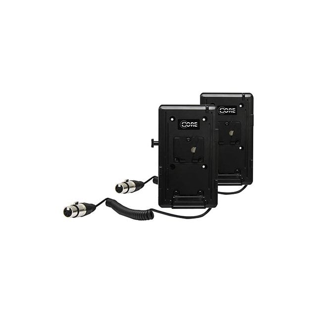 Core SWX CORE-SUMOV Double V-Mount kit with Coiled Powertap to XLR 4-pin for Atomos Sumo