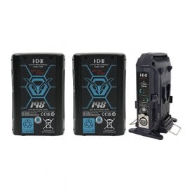 CUE-J198 V-Mount Battery with VL-2X Charger Kit