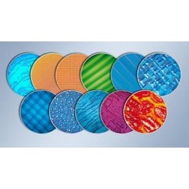 DFX400T11-Y Structure effect glass filter Cells yellow dia. 100mm for DP400U imager projection attachment.