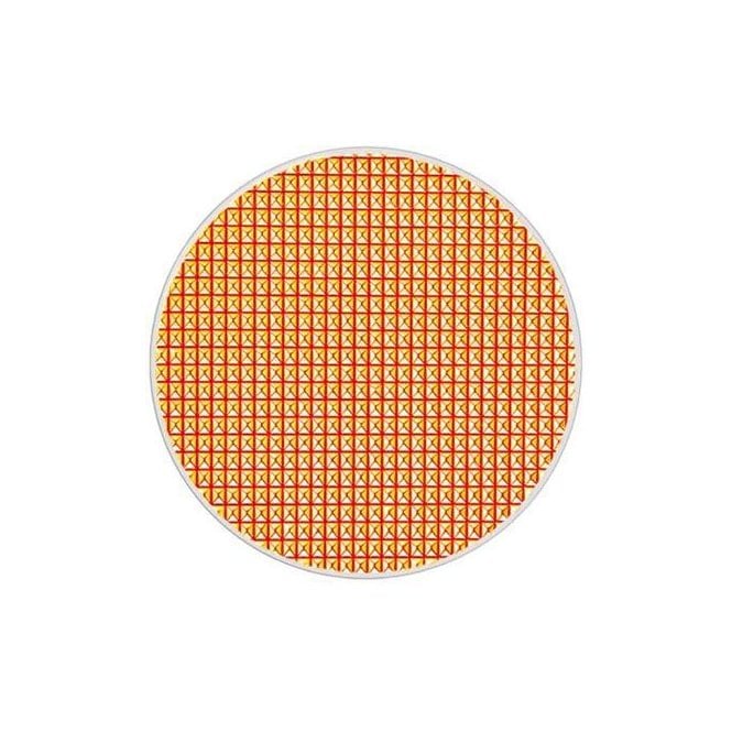 Dedolight DFX400T3-Y Structure effect glass filter Waffle yellow, dia. 100mm for DP400U imager projection attachment.