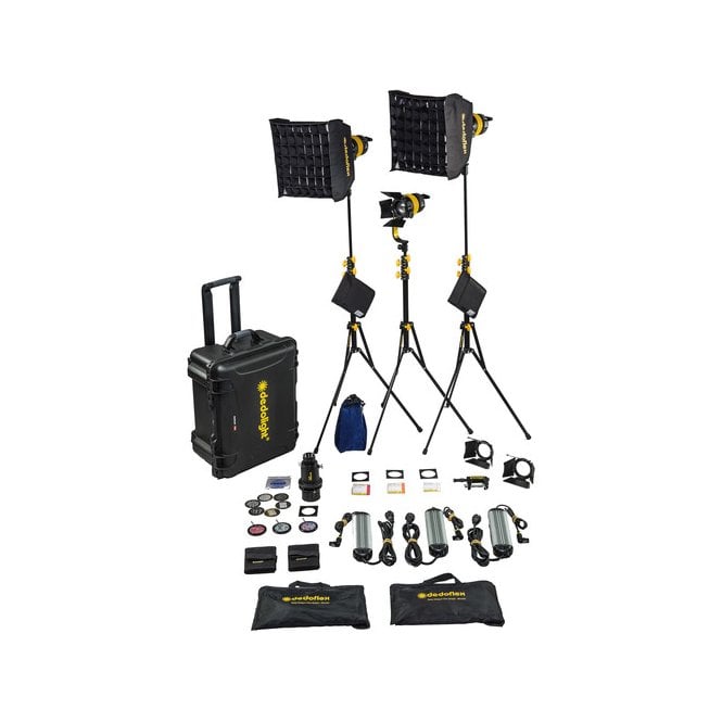 Dedolight  DLED7 Turbo LED 3-Light Bi-Color Kit