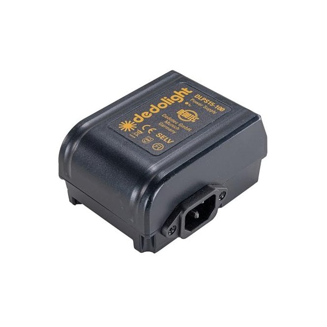 Dedolight DLPS15-100 Power Supply V-Lock, 90-250V AC in 15V DC out