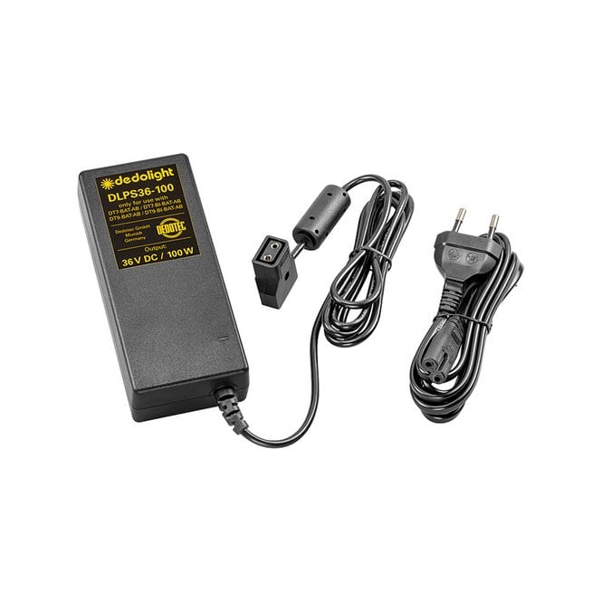 Dedolight DLPS36-100 AC Power Supply for DT7 and DT9 BI-BAT-AB DC Ballasts