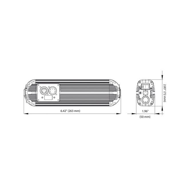 Dedolight DT4-BI-DMX Power supply with DMX control and digital display for Kelvin values for DLED4-BI