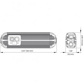 DT4-BI-DMX Power supply with DMX control and digital display for Kelvin values for DLED4-BI