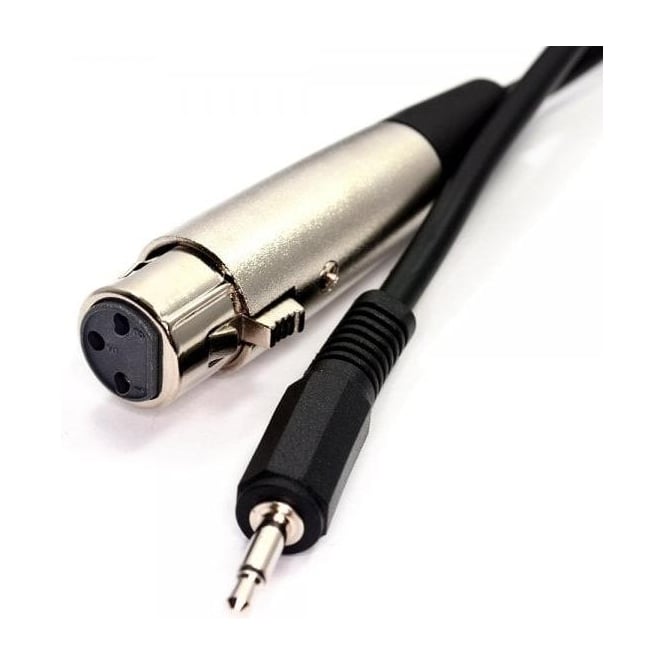 Digibroadcast 3m 3.5mm jack to Female XLR Cable