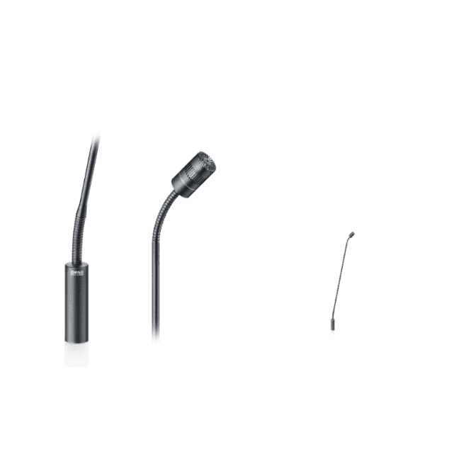DPA d:sign 4011 Cardioid Mic, Black, XLR, 47 cm 18 in Boom, top and bottom Gooseneck