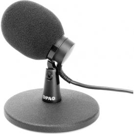 d:sign 4018 Supercardioid Tabletop Mic, 5 cm 2 in, Black, XLR