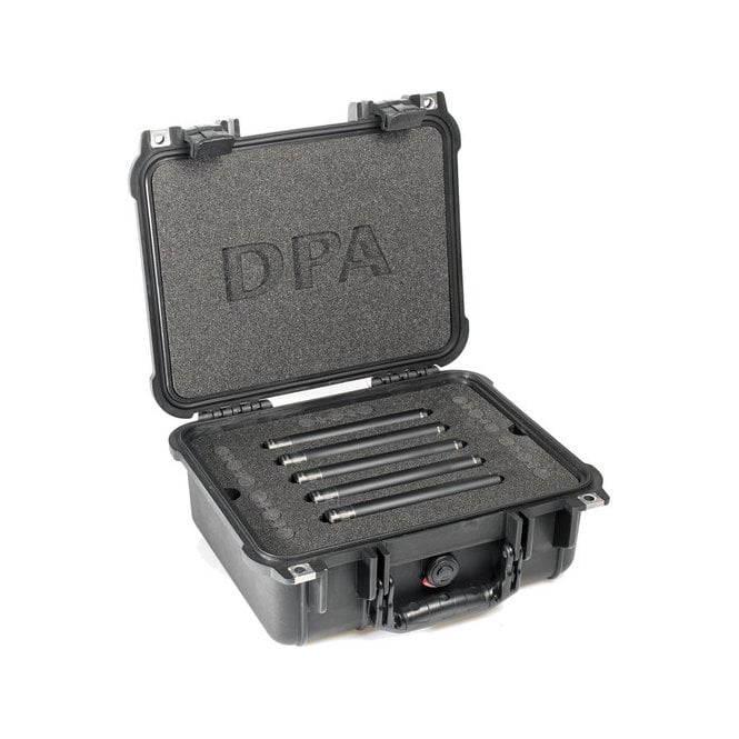 DPA Surround Kit with 5 x 4015A Clips Windscreens in Peli Case
