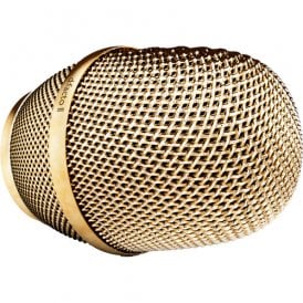 Vocal Mic Grid, Complete Assembly, Gold finish