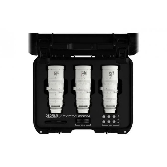 DZOFILM Catta ZOOM Bundle 18-35/35-80/70-135 T2.9-E Mount (White)