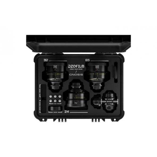 DZOFILM Gnosis Macro 3-Lens Set (24mm/32mm/ 65mm T2.8) Metric