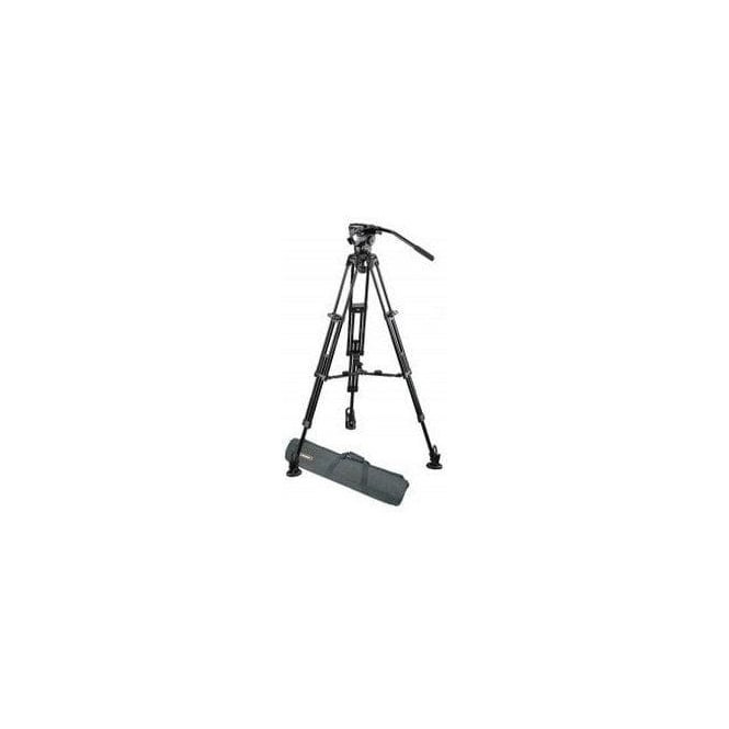 E-Image EG08A2 Two Stage Aluminium Tripod Kit GH08, GA752 with Adjustable Mid Spreader
