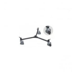 EI-7004B Aluminium tripod dolly with castor wheels and cable guards