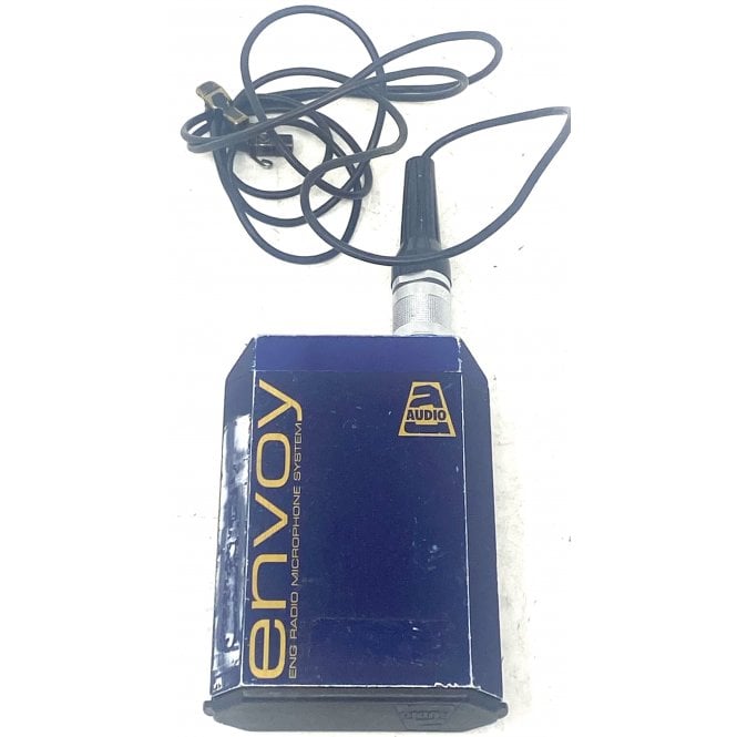 Envoy TXBLU-V Transmitter + Sony ECM77BPC mic,Used