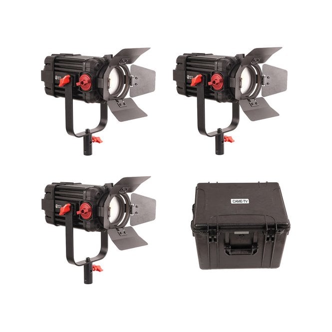 CAME-TV F-100W-3KIT 3 Pcs  Boltzen 100w Fresnel Focusable LED Daylight Kit