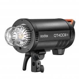 QT400IIIM Pro High-Speed Studio Flash Head with LED Modelling Lamp