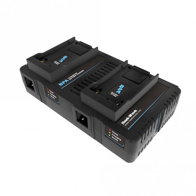 Hawk-Woods Canon BPA Battery Charger — 2 Channel Simultaneous