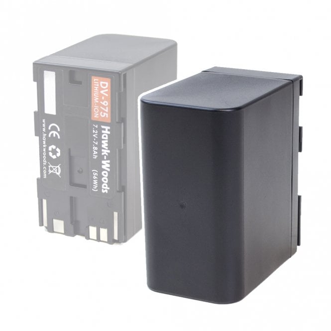 Hawk-Woods DV-975 7.2v 7800mAh Canon BP-975 Replacement Battery