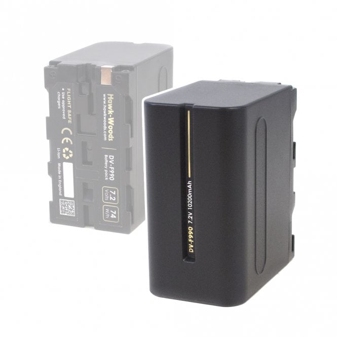 Hawk-Woods DV-F990 Sony NPF (L-Series) 7.2V 10200mAh Battery Replacement