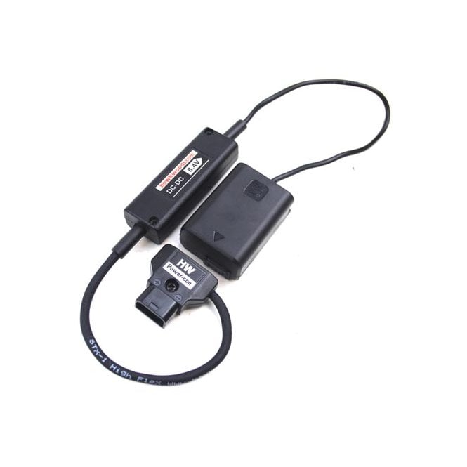 Hawk-Woods LR-16 D-Tap Male to Sony A7S Dummy Battery (17.7