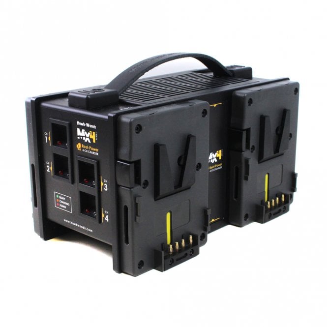 Hawk-Woods Mini-VL 4-way charger - simultaneous