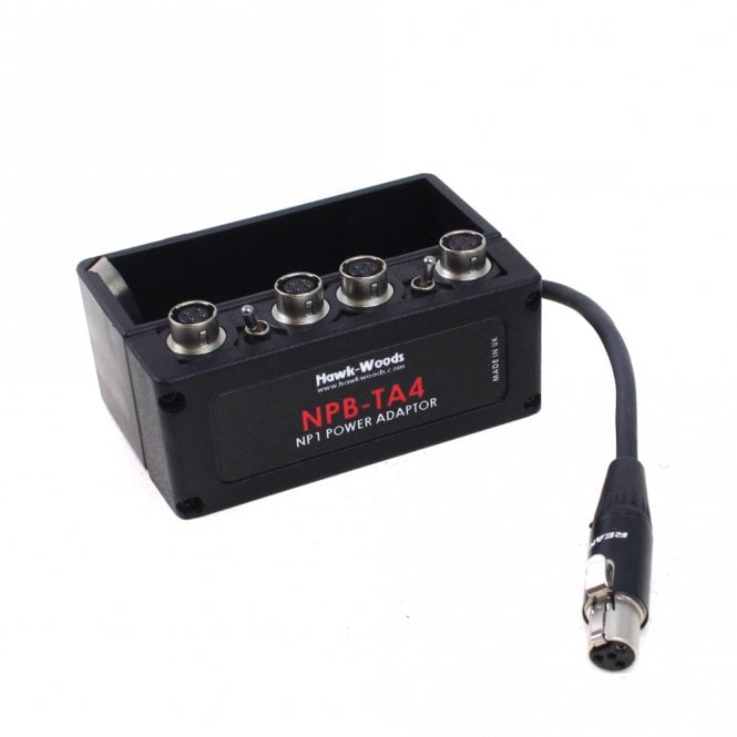 Hawk-Woods NPB-TA4 Sound Devices Scorpio - NP1 Power Adaptor to TA4