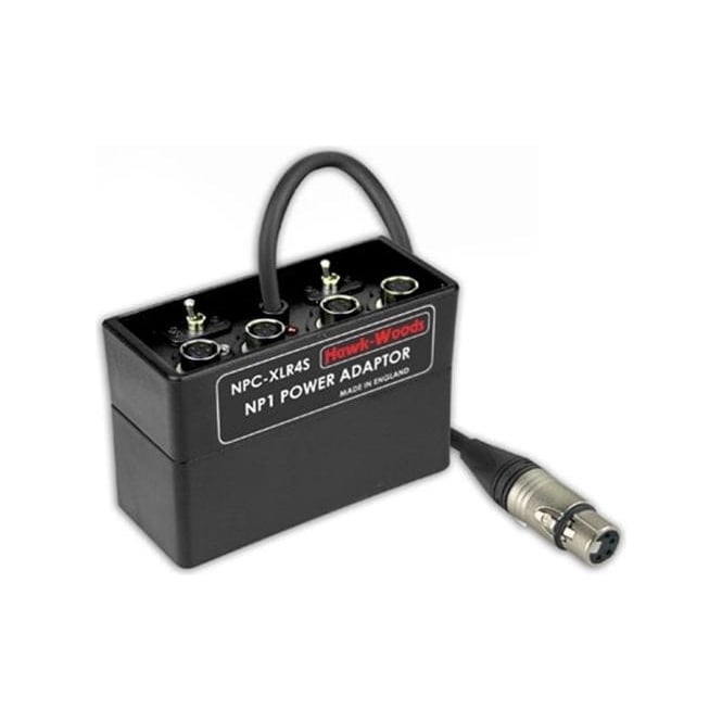 Hawk-Woods NPC-XLR4S 4 Aux Switched Power Adaptor XLR4 (F)