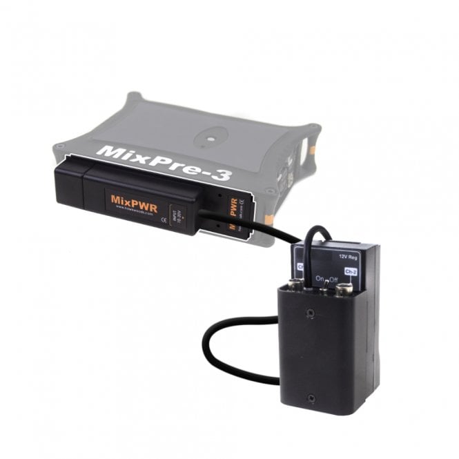 SD-6 Sound Devices MixPWR to Regulated MDV Battery Fitting
