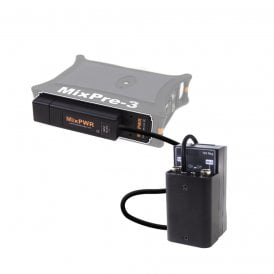 SD-6 Sound Devices MixPWR to Regulated MDV Battery Fitting