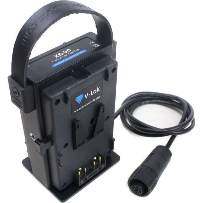 Hawk-Woods  V-lock Dual Docking Adaptor - Series - 4P Amphenol