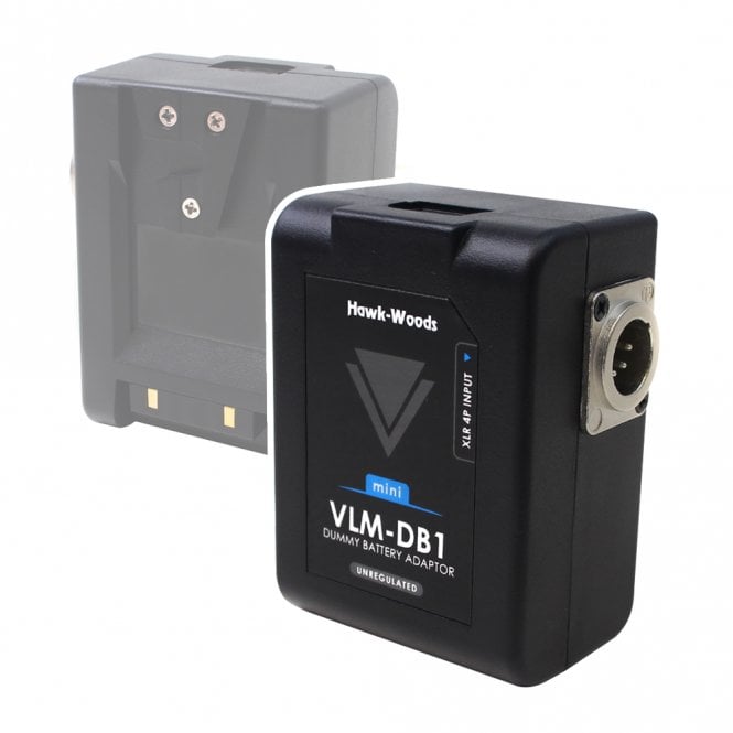Hawk-Woods V-Lok mini dummy battery - XLR 4 (male)