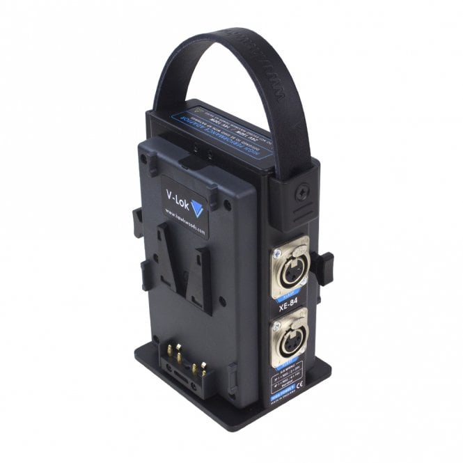 Hawk-Woods XE-84 V-Lok Dual Docking Adaptor with XLR3 (24v) and XLR4 (Nom) Outputs