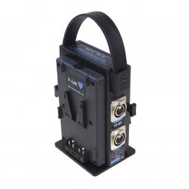 XE-84 V-Lok Dual Docking Adaptor with XLR3 (24v) and XLR4 (Nom) Outputs