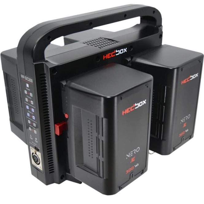 HedBox GIGABANK Intelligent Digital Quad Battery Charger System