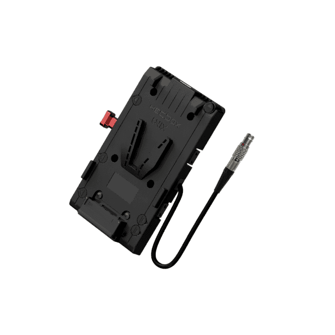 HedBox UNIX-0B V-Mount Battery Plate with 3x D-Tap 1x USB 1x 50cm 2-Pin FGG.0B.302 cable