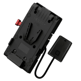UNIX-FW50 V-Mount Battery Plate with 3x D-Tap 1x USB 1x 50cm cable to Sony FW50 Adapter