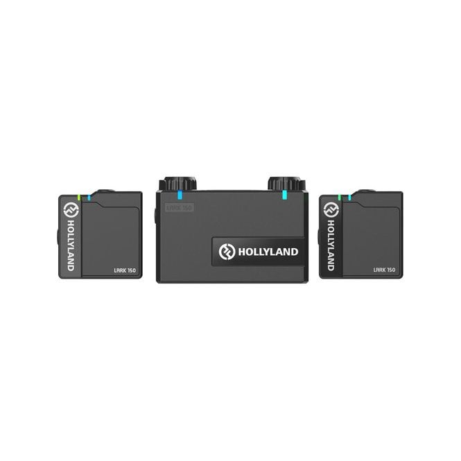 Hollyland Lark-150-Black Clip-On Wireless Dual Microphone System